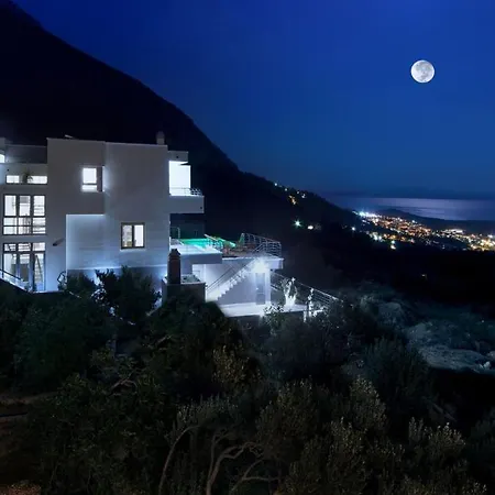 View A Luxury In Makarska, Heated Private Pool, Jacuzzi, Gym Villa