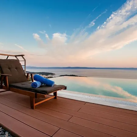 Вилла View A Luxury In Makarska, Heated Private Pool, Jacuzzi, Gym