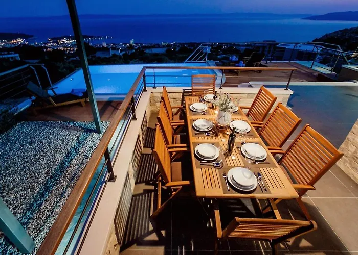 וילה View A Luxury In Makarska, Heated Private Pool, Jacuzzi, Gym