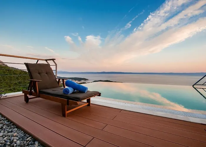 Villa View A Luxury In Makarska, Heated Private Pool, Jacuzzi, Gym